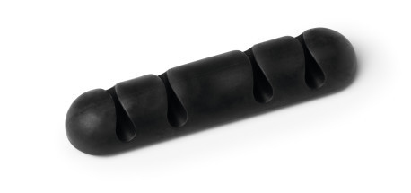 Durable Cavoline Clip 4 Cable holder Desk Black