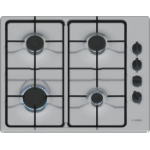 Bosch Serie 2 PBP6B5K80 hob Stainless steel Built-in 60 cm Gas 4 zone(s)