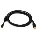 Monoprice 5447 USB cable USB 2.0 35.8" (0.91 m) USB A Mini-USB B Black