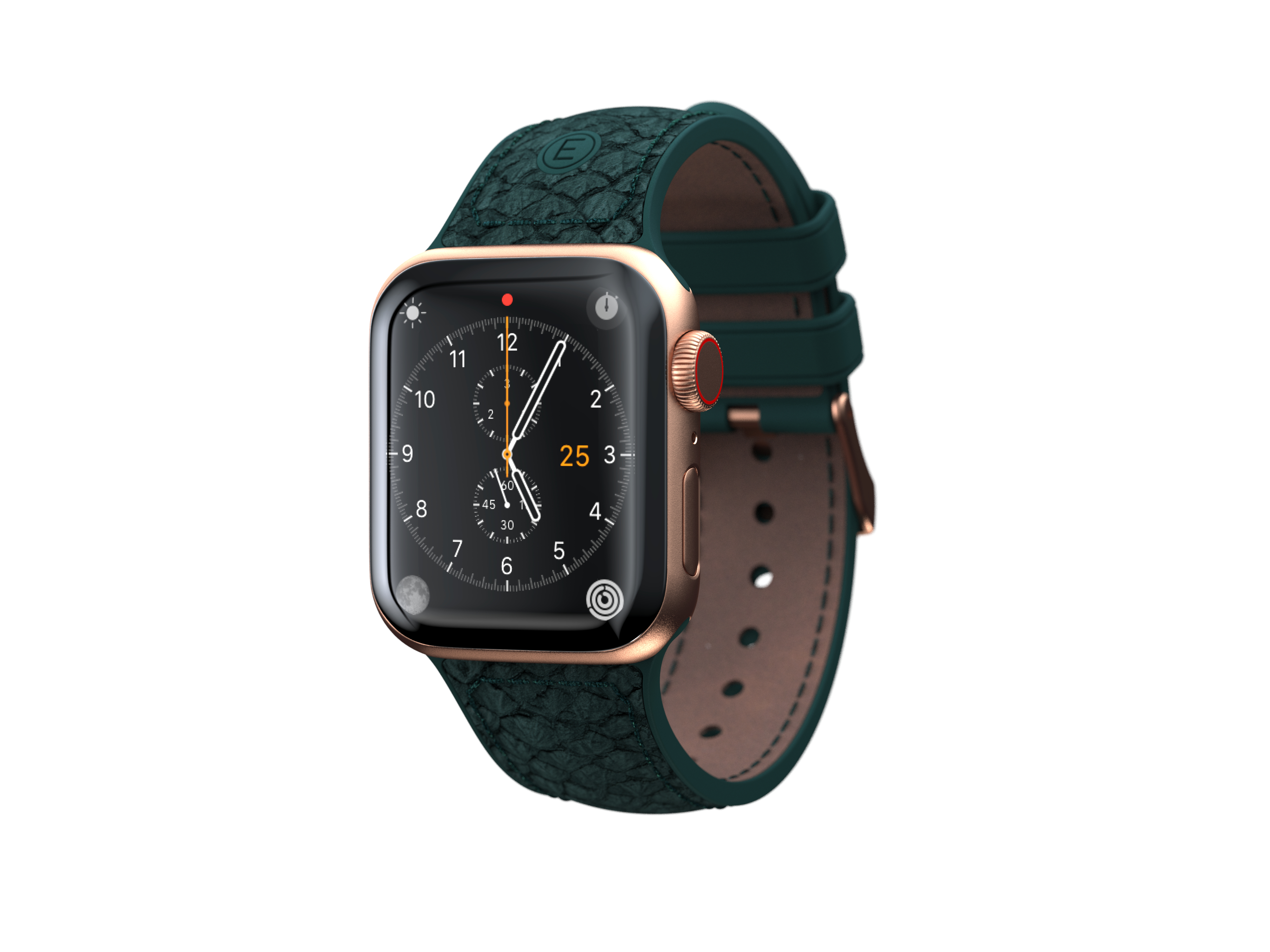 Njord byELEMENTS Salmon Leather Watch Strap - Apple Watch 40/41mm...