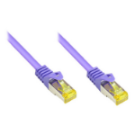 Alcasa 1m Cat7 S/FTP networking cable Violet S/FTP (S-STP)