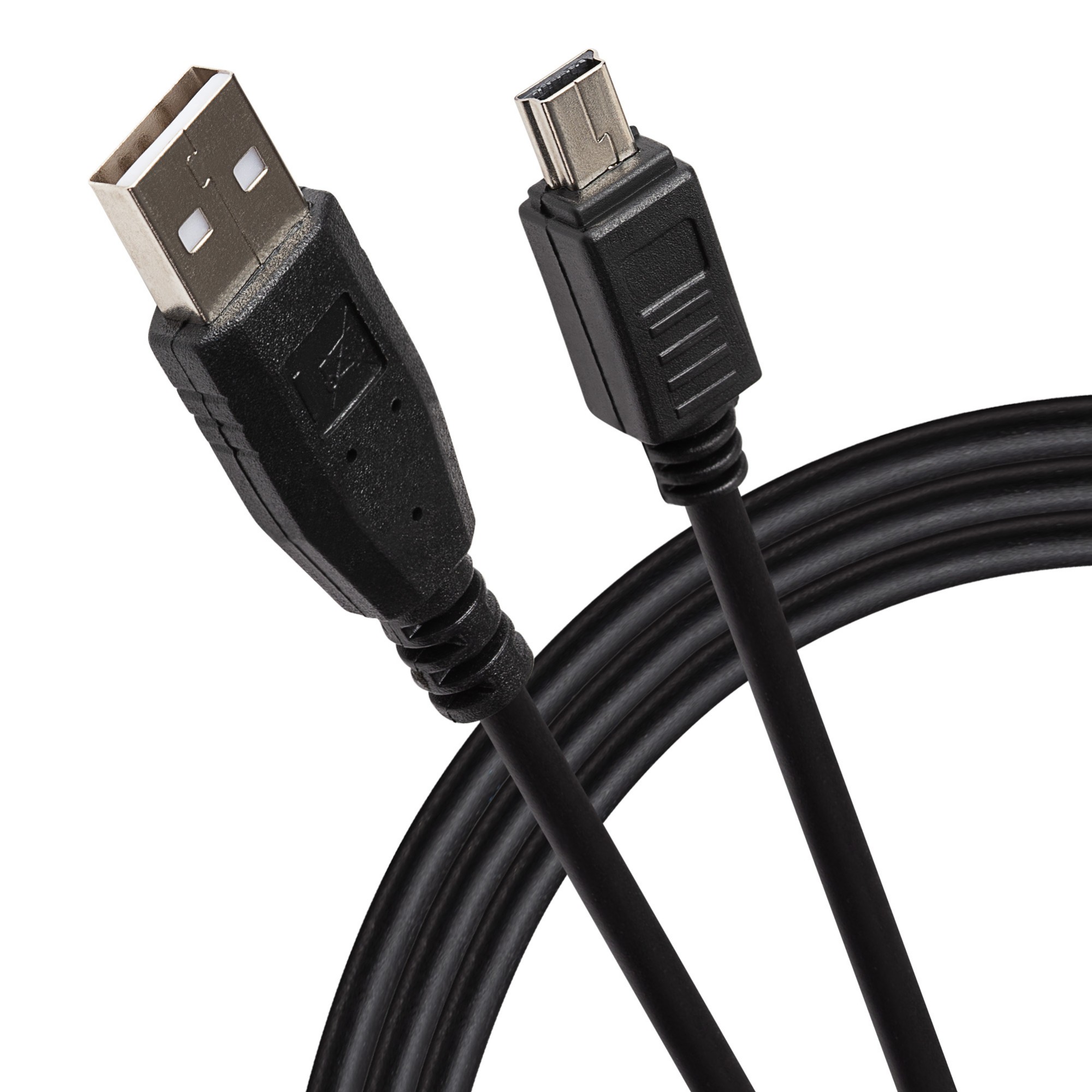 Maplin Black Usb-A To Mini Usb-B Cable - 2M