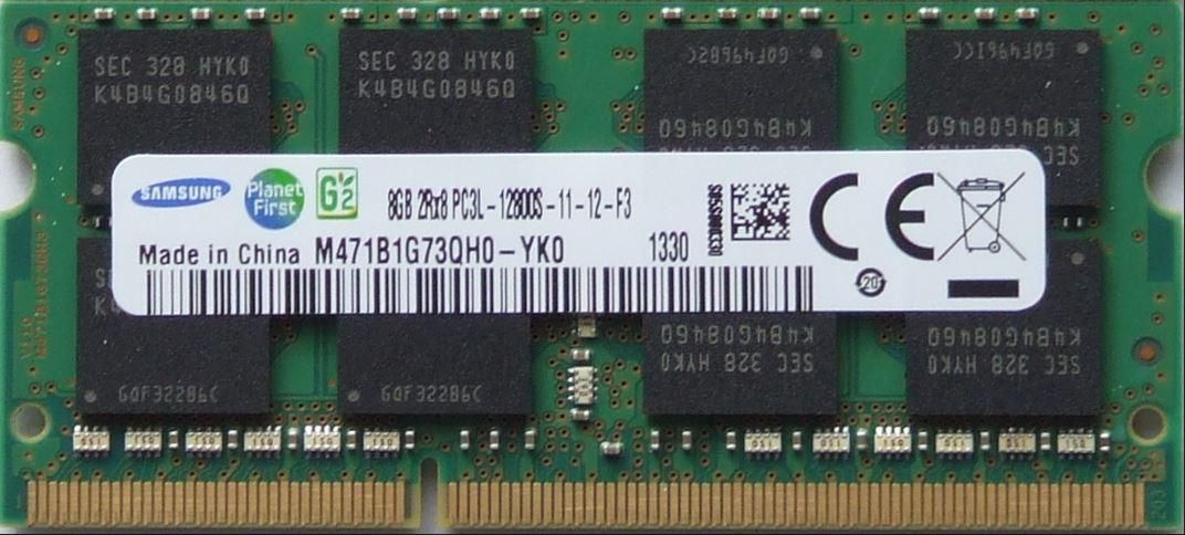 Samsung 8GB PC3-12800 memory module 1 x 8 GB DDR3 1600 MHz