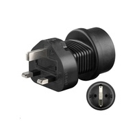 Image of Microconnect PETRAVEL1 power plug adapter Type F Black
