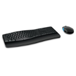 Microsoft Sculpt Comfort Desktop keyboard Mouse included Office RF Wireless QWERTY English Black