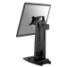 Neomounts Tilt/Turn/Rotate Desk Stand & THIN CLIENT mount for 10-30" Monitor Screen, Height Adjustable - Black