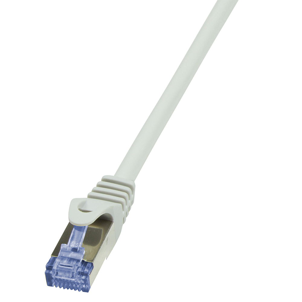Image of LogiLink 0.25m Cat.6A 10G S/FTP networking cable Grey Cat6a S/FTP...
