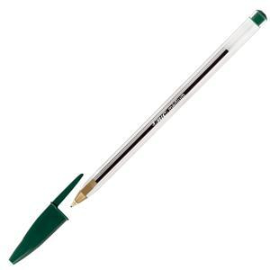 Bic Cristal Ballpoint Pen Medium Green (50 Pack) 8373629
