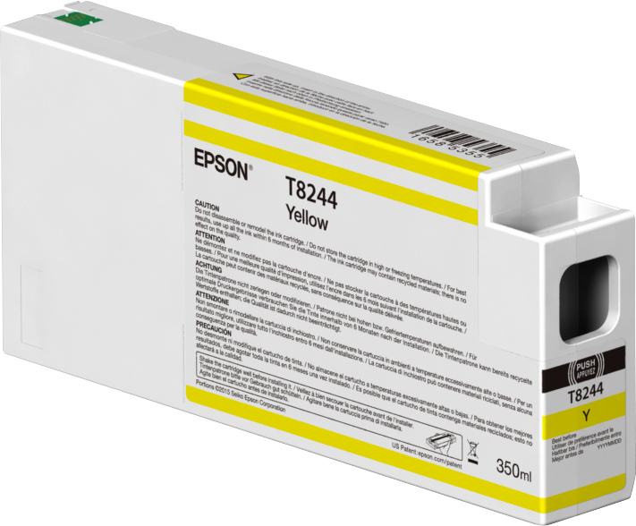 Epson C13T824400/T8244 Ink cartridge yellow 350ml for Epson SC-P...