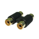 Cables Direct 3R2-F cable gender changer 2xRCA Black