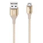 Belkin DuraTek USB cable 1.2 m USB 2.0 USB A Micro-USB B Gold