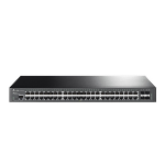 TP-Link JetStream TL-SG3452X network switch Managed L2+ Gigabit Ethernet (10/100/1000) 1U Black