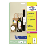 Avery T2001-10 non-adhesive label 100 pc(s) White Rectangle