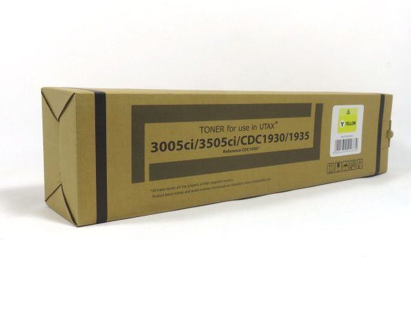 Image of DATA DIRECT Utax CDC1930 1935 3005 Toner Yellow Compatible 653010016C