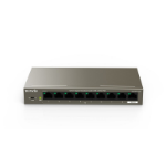 Tenda TEG1109P-8-102W network switch Unmanaged Gigabit Ethernet (10/100/1000) Power over Ethernet (PoE) Gray
