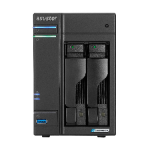 Asustor LOCKERSTOR 2 Gen2 + (AS6702T v2) NAS Desktop Intel® Celeron® N5105 4 GB DDR4 0 TB ADM Black