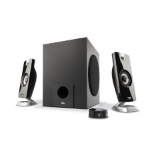Cyber Acoustics CA-3090 speaker set 9 W Universal Black 2.1 channels 2-way 4 W