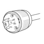 Juniper CBL-PWRC21-US-L power cable 4.5 m NEMA L6-20P C21 coupler