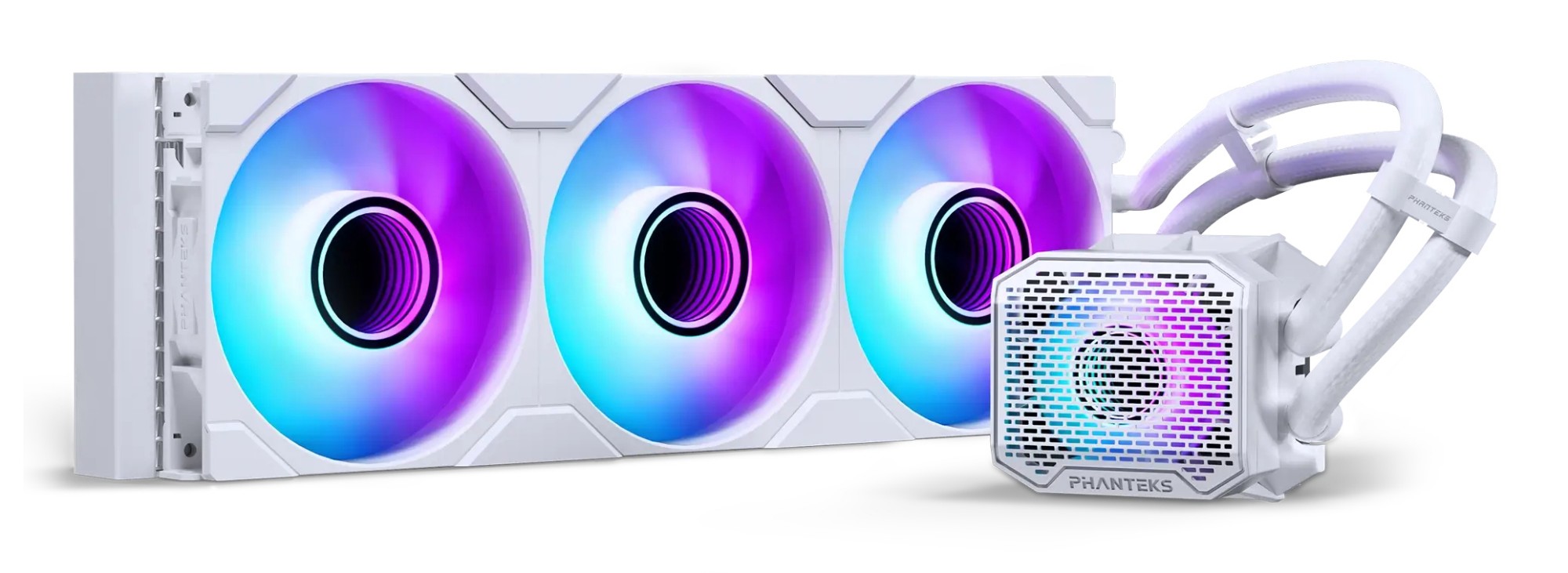 Phanteks Glacier One 360M25G2 Computer case Liquid cooling kit 12 cm White 1 pc(s)