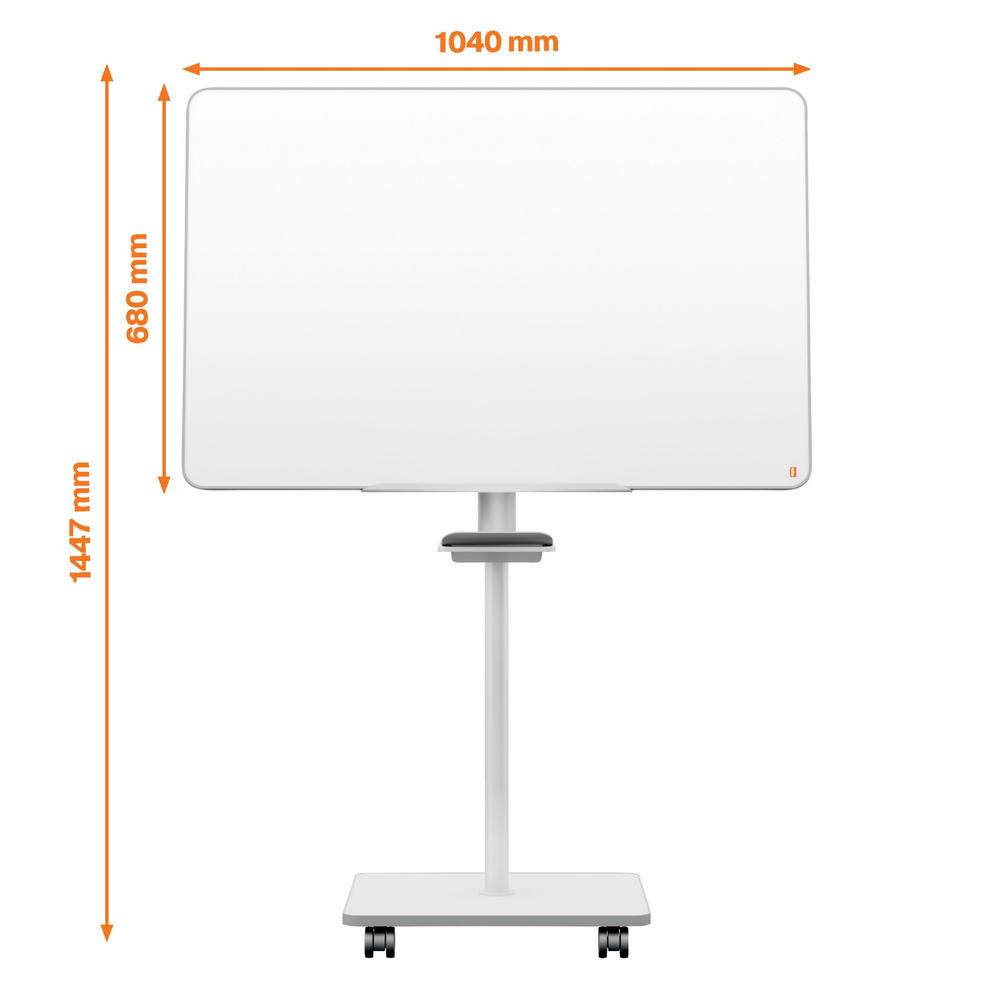 Nobo Move & Meet Mobile Magnetic Flipchart Easel 680x1040mm