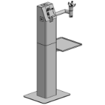 Ergonomic Solutions SpacePole Mini Kiosk with