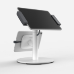 Bouncepad Clip Counter Twin | Compatible with All USB-C Tablets | White