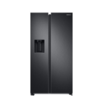 Samsung Series 8 635 Litre Side-By-Side American Fridge Freezer - Black Stainless Steel