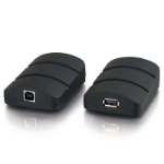 C2G 53880 cable gender changer USB B, RJ45 USB A, RJ45 Black