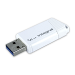 Integral 512GB USB3.0 DRIVE TURBO WHITE UP TO R-400 W-300 MBS USB flash drive USB Type-A 3.2 Gen 1 (3.1 Gen 1)