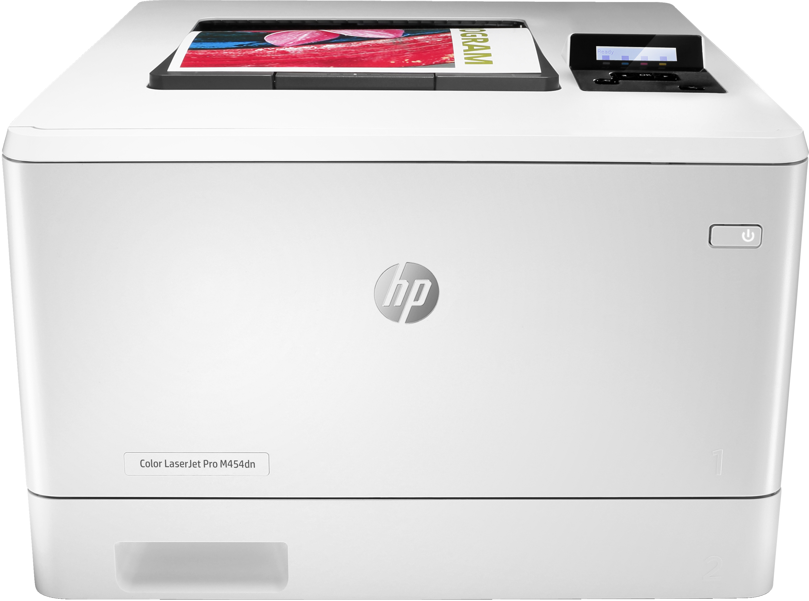 Image of HP Color LaserJet Pro M454dn, Print, Two-sided printing