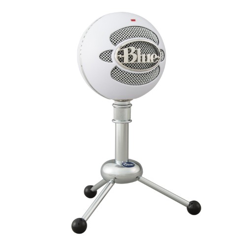Blue Microphones Blue Snowball USB Microphone White Table microphone