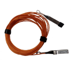 HPE 25GbE SFP28 to SFP28 10m Smart Active Optical Cable InfiniBand en Glasvezelkabel Oranje
