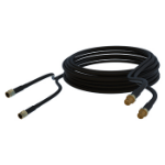 Poynting LOW LOSS 5M CABLE SMA(M) TO SMA(F) coaxial cable Black