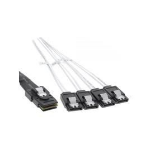 Microconnect SFF8087/4XSATA1 Serial Attached SCSI (SAS)-kabel 1 m Wit