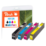 Peach PI300-938 inktcartridge 4 stuk(s) Compatibel Normaal rendement Zwart, Cyaan, Magenta, Geel