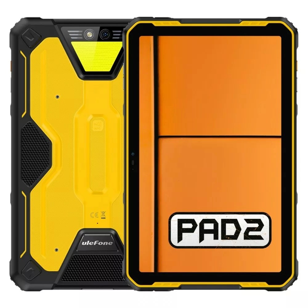 ULF Ulefone Armor Pad 2 8/256GB LTE Black and yellow tablet without charger
