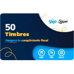ASPEL Timbres Fiscales ASPEL PAQUETE DE 50 Timbres FACTE/50 (Electrónico) -