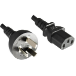 Microconnect PE150430 power cable Black 3 m Power plug type I C13 coupler