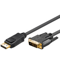 Goobay 2m DP/DVI DisplayPort Black