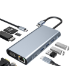 JLC F61 Type C 10 Port Adapter - Grey