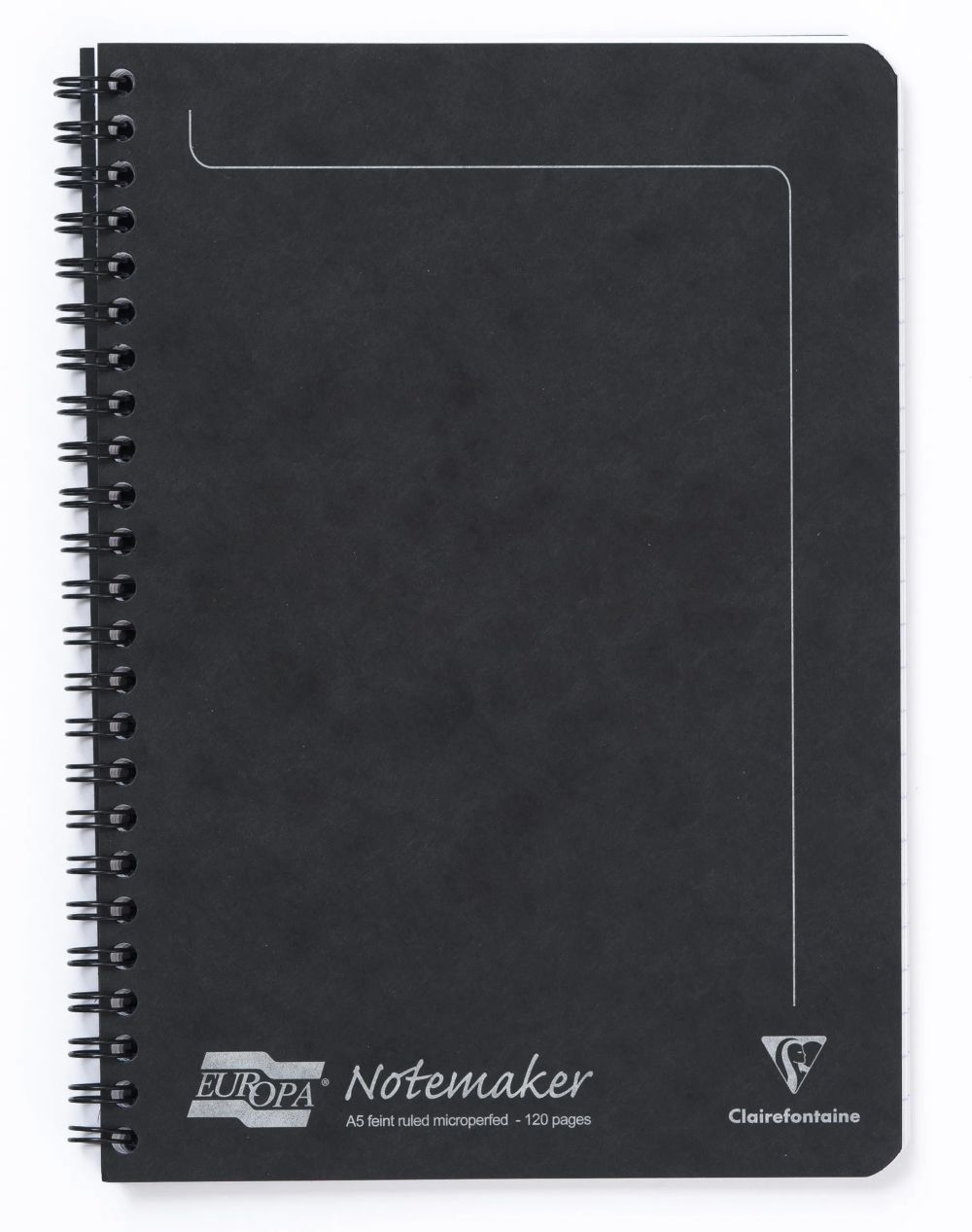 Europa 10PK Notemaker A5 120 pages 90g paper Black thumbnail