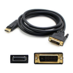 AddOn Networks DISPORT2VGA6F-5PK video cable adapter 71.7" (1.82 m) DisplayPort DVI-D Black