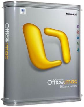 Image of Microsoft Office Mac 2011 Standard, Sngl LicSAPk, OLV NL, 1Y Aq Y1...