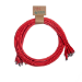 Cablenet 1.5m Cat6a RJ45 Red S/FTP LSOH 26AWG Snagless Booted Patch Lead (PK 10)