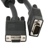 Cables Direct 25m SVGA M-F VGA cable VGA (D-Sub) Black