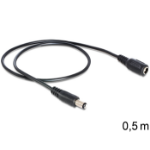 DeLOCK 83290 power cable Black 0.5 m