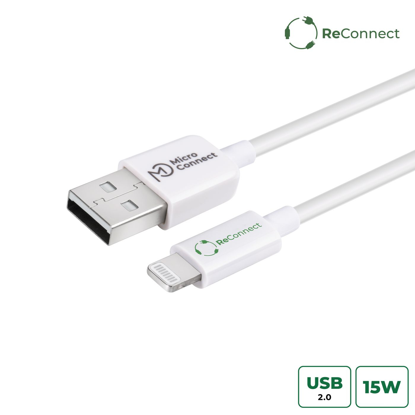 Microconnect ECO-LIGHTNING2 lightning cable 2 m White