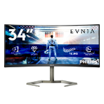 Philips Momentum 34M1C5500VA/00 computer monitor 86,4 cm (34") 3440 x 1440 Pixels Wide Quad HD LCD Zwart