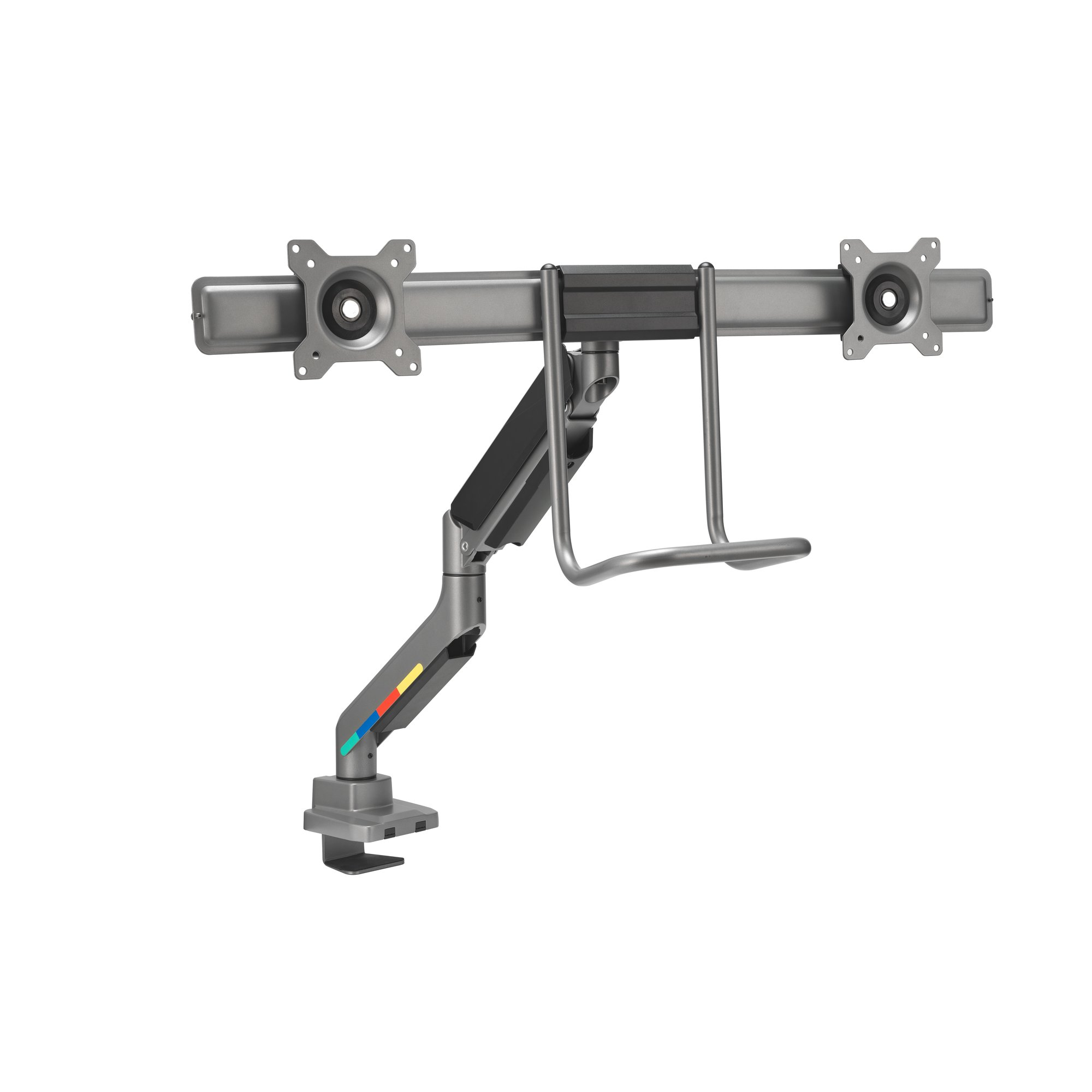 Kensington SmartFit Dual Monitor Arm with Crossbar and Handle