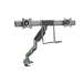 Kensington SmartFit Dual Monitor Arm with Crossbar and Handle